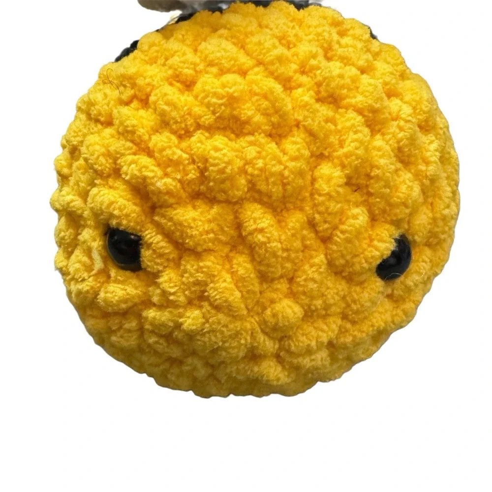 Bumble Bee Soft Stuffed Chunky Crochet Plushie 7